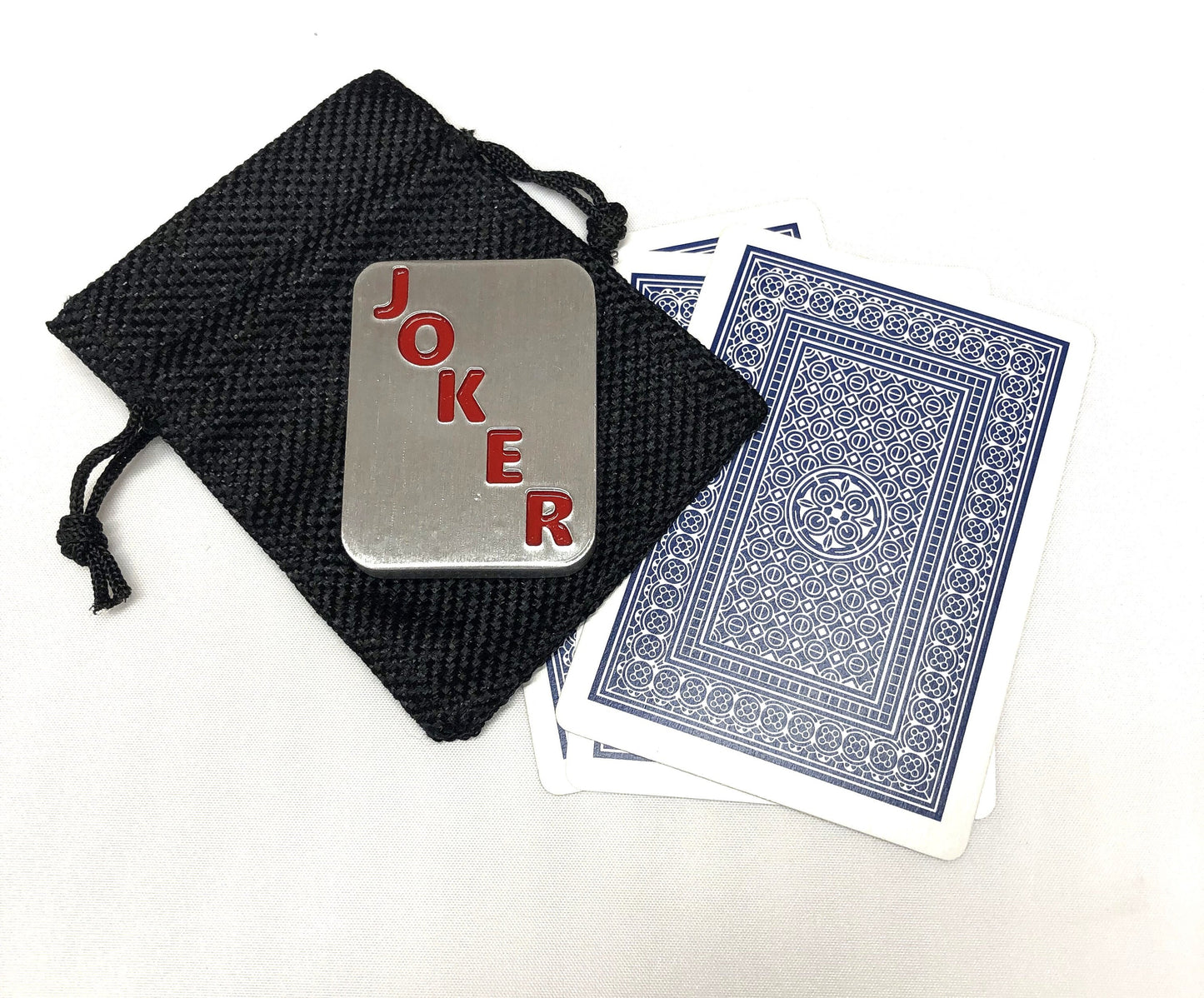 joker poker card guard protector with storage bag